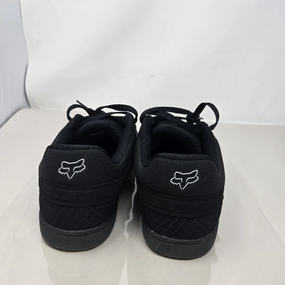 Fox Racing Mens Sneakers Sz 9.5 Black Motion Scrub Fresh Lace Up Casual Comfort